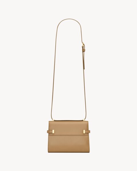 Сумка Saint Laurent Mini Manhattan Коричнево бежевая N