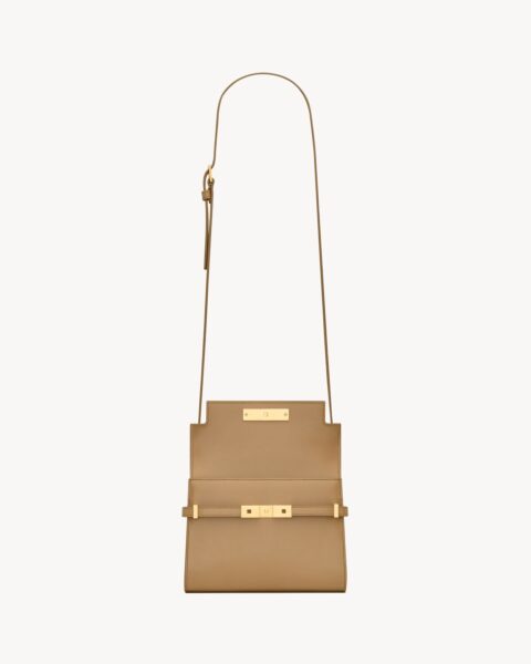 Сумка Saint Laurent Mini Manhattan Коричнево бежевая N
