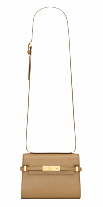 Сумка Saint Laurent Mini Manhattan Коричнево бежевая N