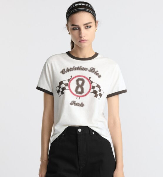 Футболка Dior Race Белая F