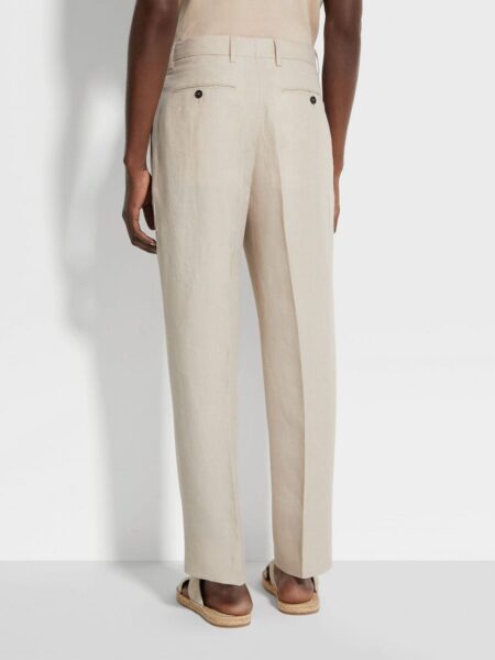 Джинсы Zegna Oasi Lino Кремовые M