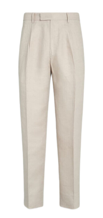 Джинсы Zegna Oasi Lino Кремовые M