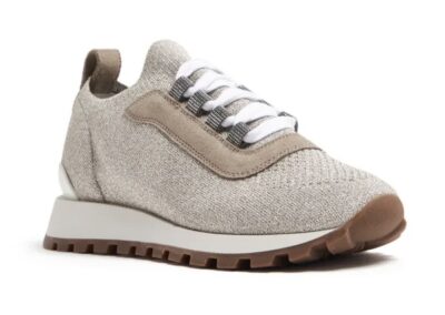 Кроссовки Brunello Cucinelli Sparkling Коричнево бежевые F
