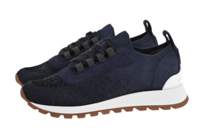Кроссовки Brunello Cucinelli Sparkling Темно синие F