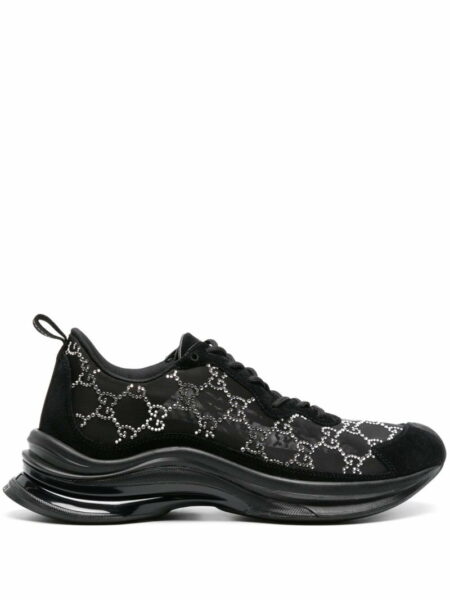 Кроссовки Gucci Run Gg Черные F