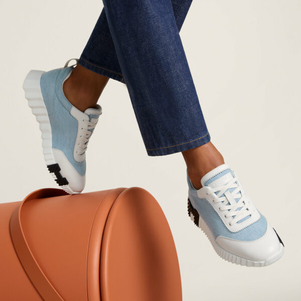 Кроссовки Hermes Bouncing Голубые F