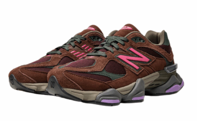 Кроссовки New Balance Asos Exclusive Pink Overdye Коричневые F