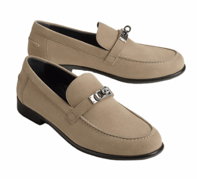 Лоферы Hermes Destin Бежевые F