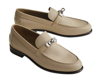 Лоферы Hermes Hot Бежевые F