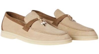 Лоферы Loro Piana Summer Charms Walk Бежевые F