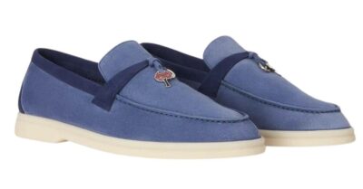 Лоферы Loro Piana Summer Charms Walk Синие F