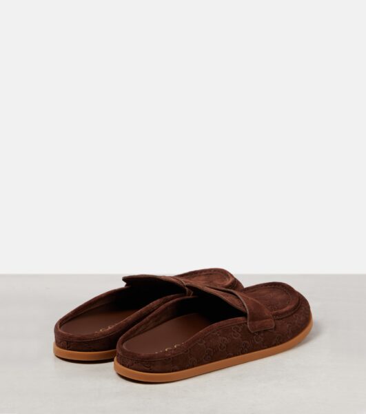 Мюли Gucci Gg Темно коричневые F
