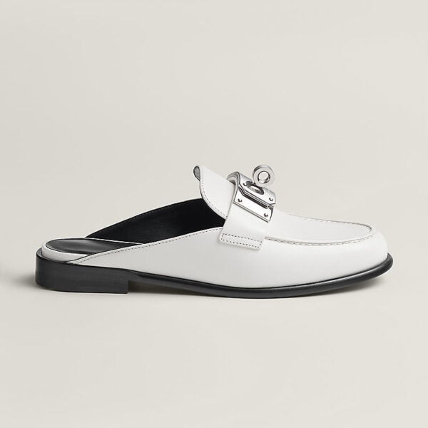Мюли Hermes Iota Белые F