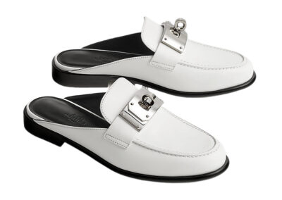 Мюли Hermes Iota Белые F