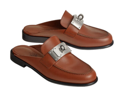 Мюли Hermes Iota Коричневые F