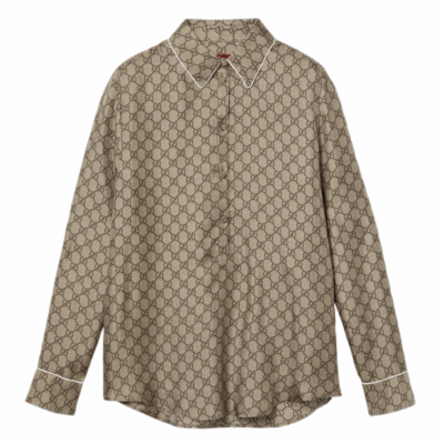 Рубашка Gucci Cruise Бежевая F