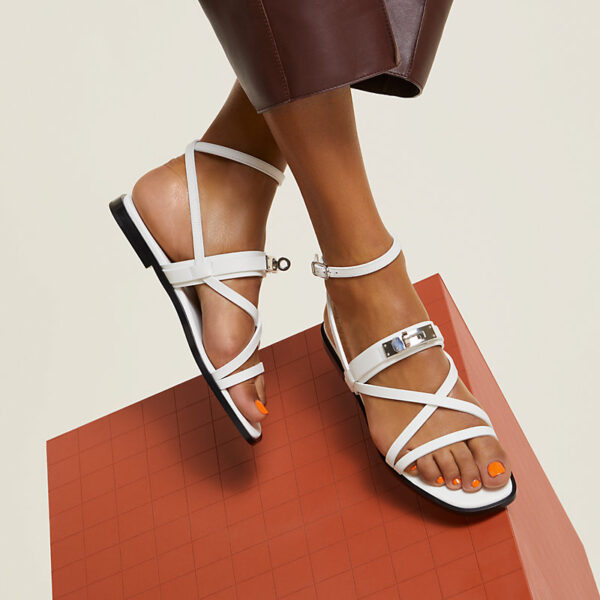 Сандали Hermes June Белые F