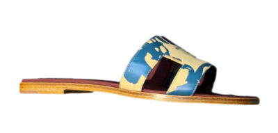 Сандали Hermes Oran Бордовые F