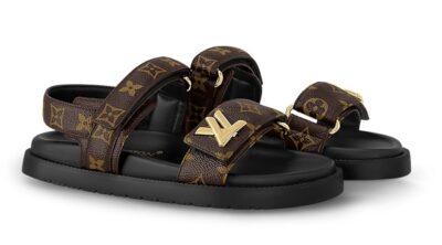 Сандали Louis Vuitton Lv Sunset Flat Comfort Коричневые F