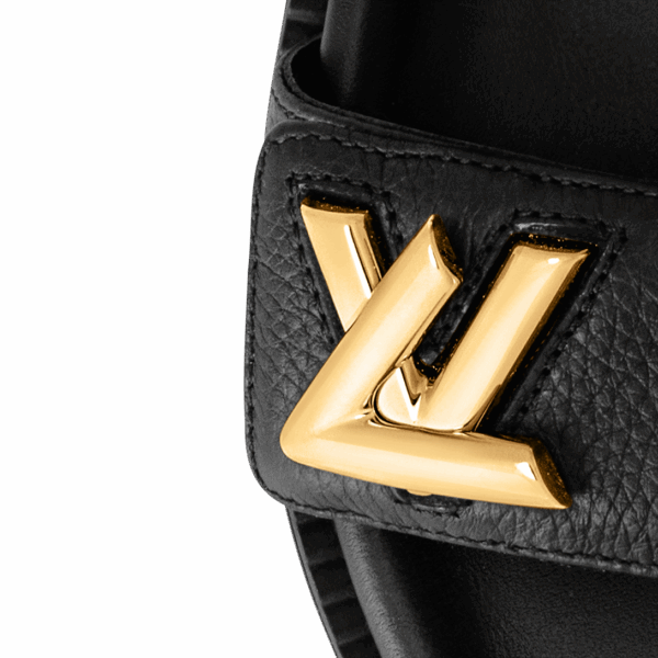 Сандали Louis Vuitton Lv Sunset Flat Comfort Черные F
