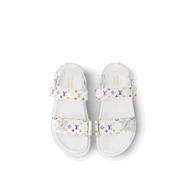 Сандали Louis Vuitton Lv X Tm Белые F