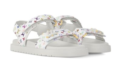 Сандали Louis Vuitton Lv X Tm Белые F