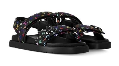 Сандали Louis Vuitton Lv X Tm Черные F