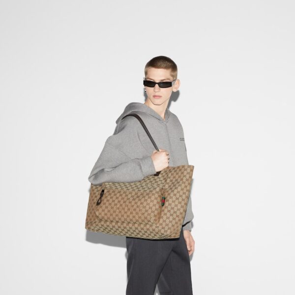 Сумка Gucci Gg Canvas Maxi Бежевая N