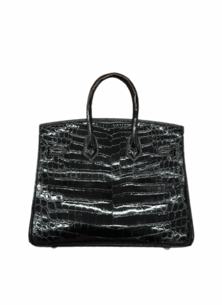 Сумка Hermes Birkin Crocodile Niloticus Noir Ghw Черная N