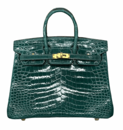 Сумка Hermes Birkin Crocodile Зеленая N