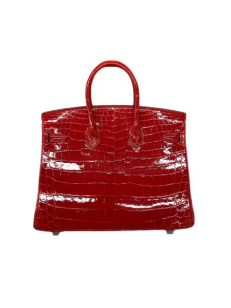 Сумка Hermes Birkin Crocodile Красная N