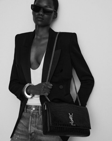 Сумка Saint Laurent Kate Черная N