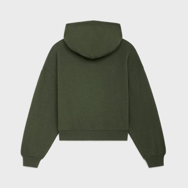 Толстовка Celine Paris Темно зеленая F