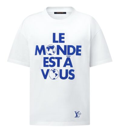 Футболка Louis Vuitton Le Monde Est Белая M