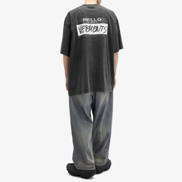 Футболка Vetements My Name Is Черная M