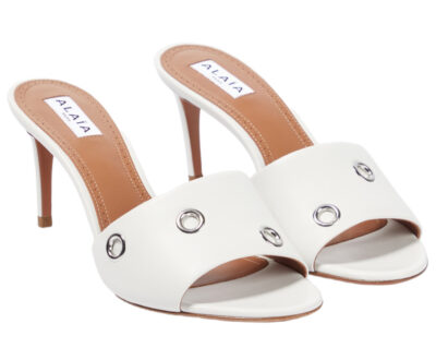 Балетки Alaia Oeillets Белые F