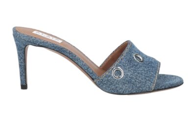 Балетки Alaia Oeillets Голубые F