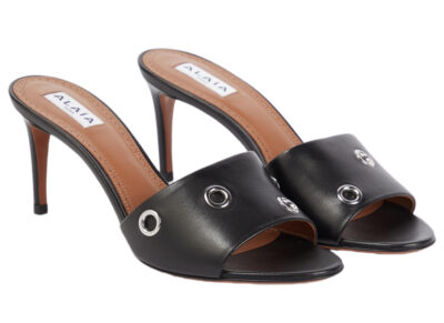 Балетки Alaia Oeillets Черные F