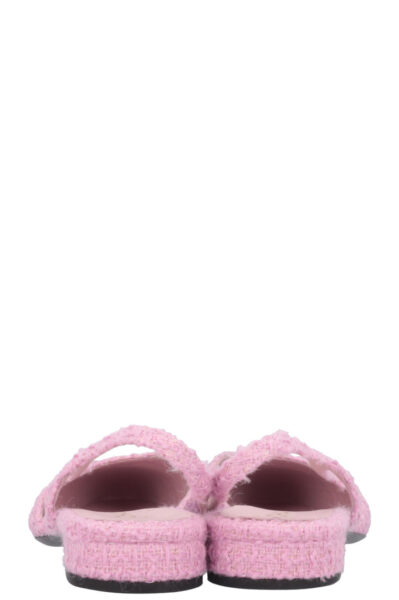 Балетки Chanel Slingback Ballet Flats Розовые F