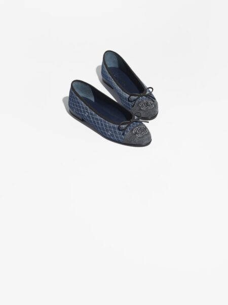 Балетки Chanel Синие F