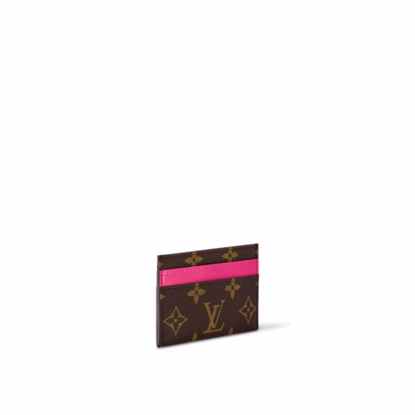 Держатель Для Карт Louis Vuitton Double Розовая N
