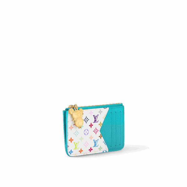 Держатель Для Карт Louis Vuitton Lv X Tm Голубая N