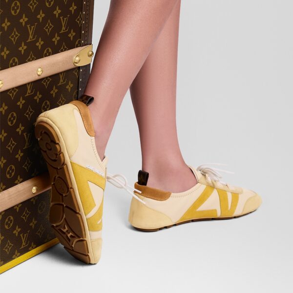 Кеды Louis Vuitton Lv Sneakerina Желтые F