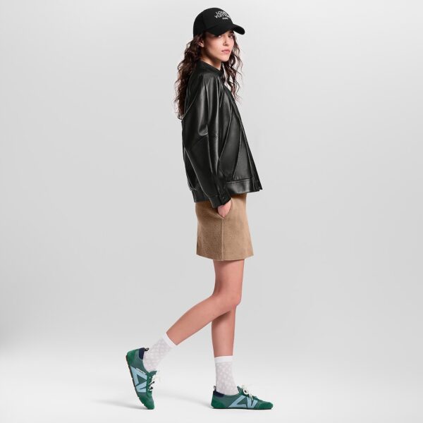 Кеды Louis Vuitton Lv Sneakerina Зеленые F