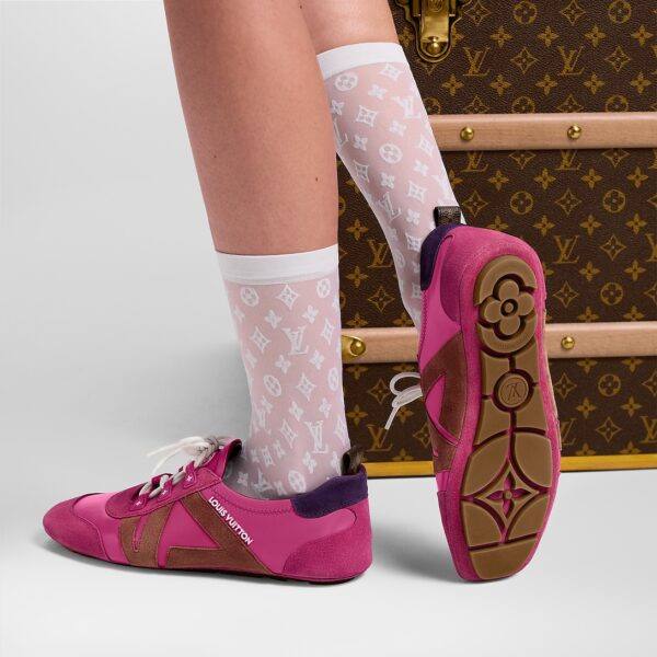 Кеды Louis Vuitton Lv Sneakerina Розовые F