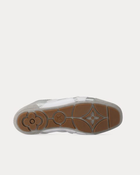 Кеды Louis Vuitton Lv Sneakerina Серебряные F
