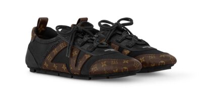 Кеды Louis Vuitton Lv Sneakerina Темно коричневые F