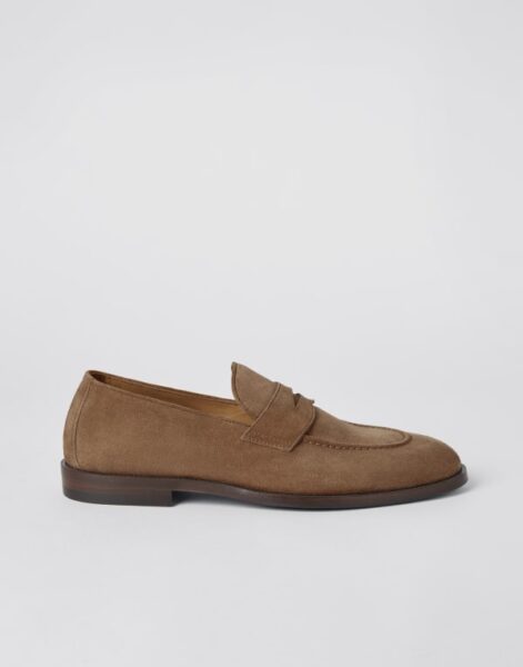 Лоферы Brunello Cucinelli Коричневые M
