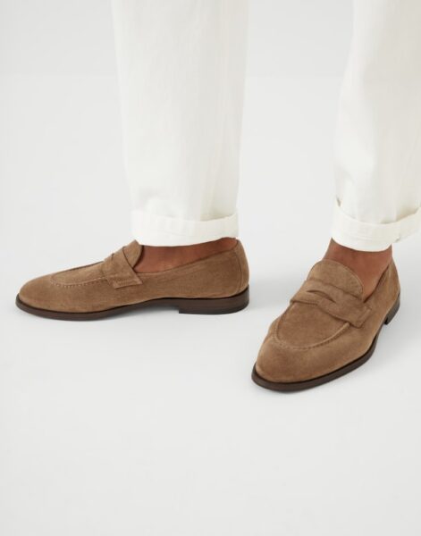 Лоферы Brunello Cucinelli Коричневые M