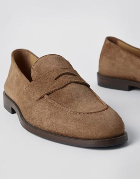 Лоферы Brunello Cucinelli Коричневые M